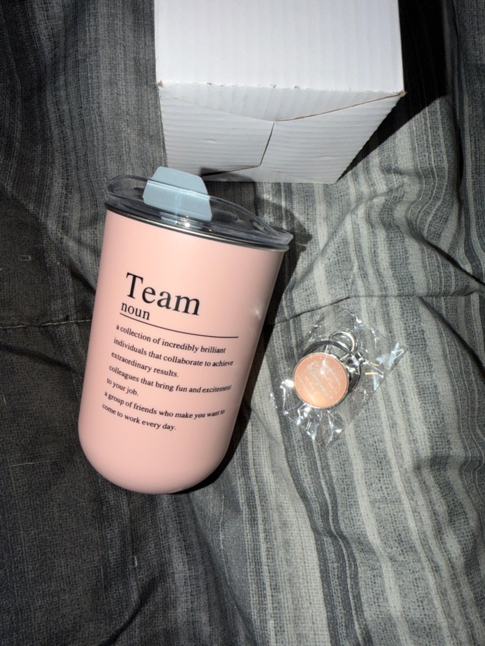 Team Pink Insulated Tumbler with Lid